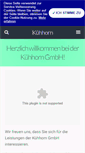 Mobile Screenshot of kuehhorn.de